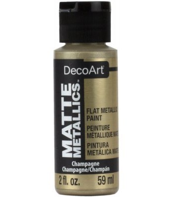 DecoArt Champagne Matte Metallics Craft Paints. 2oz
